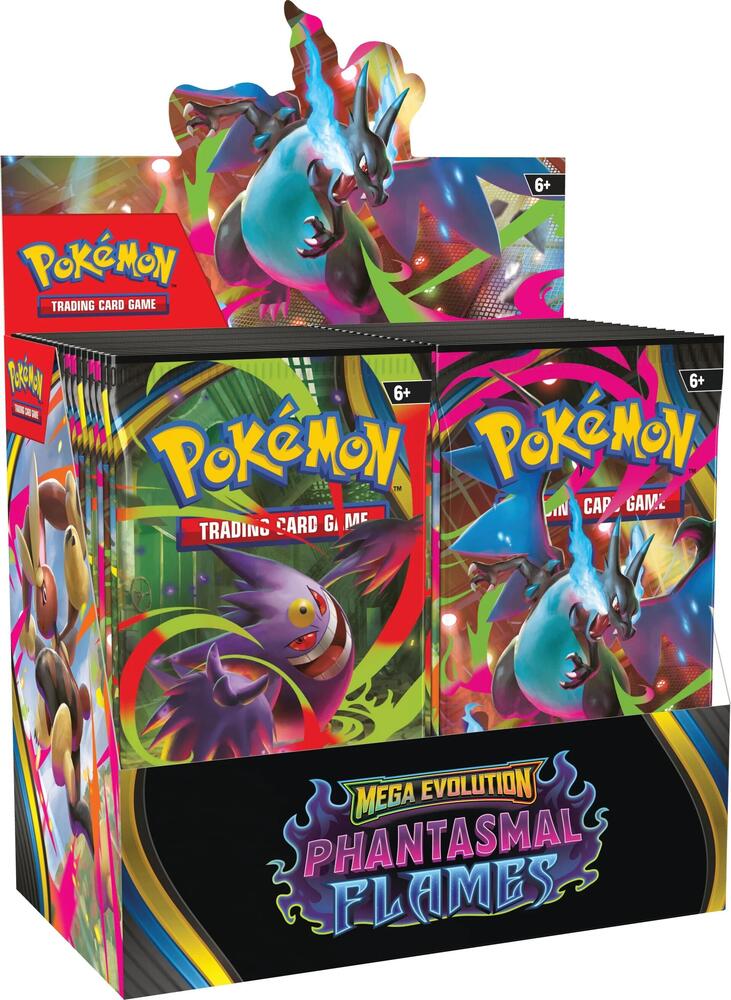 Pokémon TCG: Mega Evolution—Phantasmal Flames Booster Box (ME02)