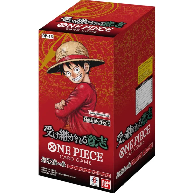 One Piece Card Game: OP-13 Carrying On His Will Booster Box (Japanese Version)