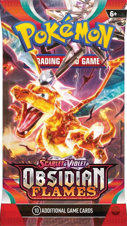 Pokémon TCG: Obsidian Flames Booster Pack – SV03 Obsidian Flames