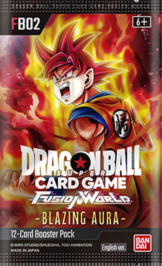 Dragon Ball Super Card Game: Fusion World — Blazing Aura (FB02) Booster Pack (ENG)