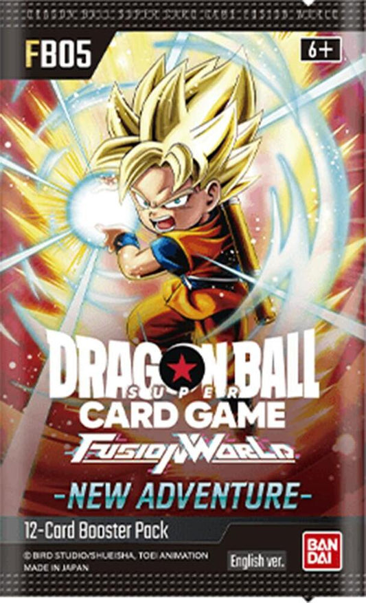 Dragon Ball Super Card Game: Fusion World — New Adventure (FB05) Booster Pack (ENG)