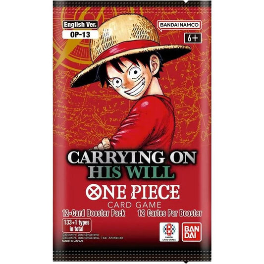 ONE PIECE Card Game — Carrying On His Will (OP-13)  Booster Pack (ENG)