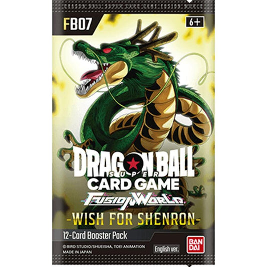 Dragonball Super: Fusion World- Wish For Shenron Booster Pack (FB07)